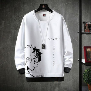 NB NICKY BOY Printed Men Round Neck White T-Shirt