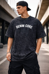 INN Men Black, Blue Round Neck T-Shirt - Image 6