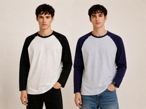 MK Digital Colorblock Men Round Neck Multicolor T-Shirt