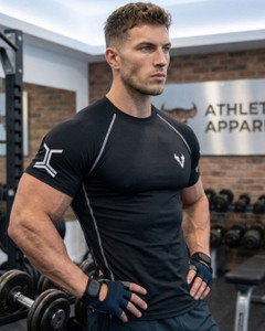 Vibrant Vibes Printed Men Round Neck Black T-Shirt