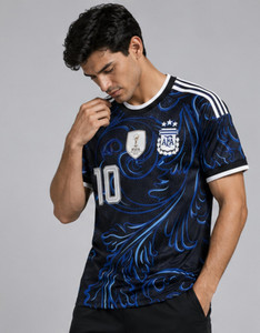 teky Blue Men Round Neck Printed T-Shirt - Image 3
