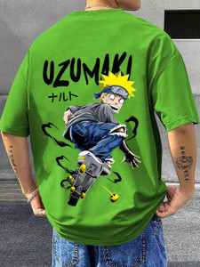 Dazzle Fashion Graphic Print, Superhero Men Round Neck Green T-Shirt