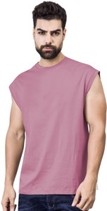 I&D Solid Men Round Neck Multicolor T-Shirt