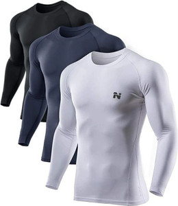 NINQ Solid Men Round Neck Black T-Shirt