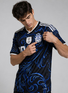 rjm Printed Men Blue Round Neck T-Shirt - Image 3