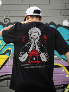 Garmin Graphic Print Men Round Neck Black T-Shirt