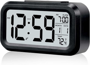 Adonai Digital Black Clock