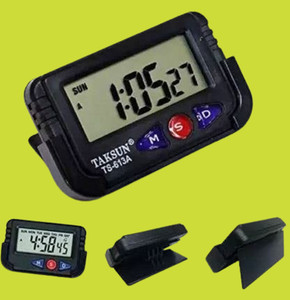 BLAPOXE Digital Black Clock