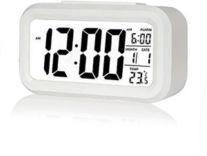 GripIt Digital White Clock