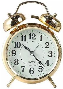 Kadio Analog Gold Clock