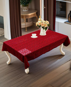 World Wide Villa Cotton 4 Seater Self Design, Crocheted Table Cover