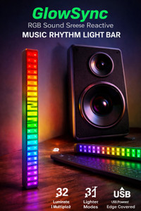 Glowsync RGB Music Rhythm Light Bar Table Lamp Price in India - Buy ...