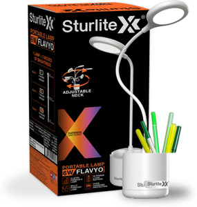 Sturlite Flavyo 6W Rechargeable LED|(3 in 1) Color Light Table Lamp