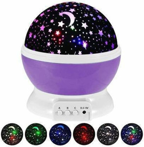balamrut enterprise Romantic Sky Star Master Night Light Projector Children Kids Baby Sleep Lighting USB Lamp Led Projection Angel Figurine Pack of 1