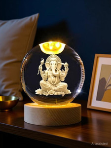 KMJSA 3D Galaxy Crystal Ball Night Lamp - Image 5
