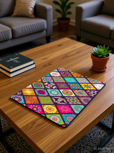 LooMantha Rectangular Pack of 6 Table Placemat