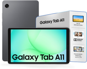 Samsung Galaxy Tab A11 4 GB RAM 64 GB ROM 8.7 inch with Wi-Fi+4G Gaming MediaTek Helio G99 Tablet (Gray)