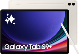 Samsung Galaxy Tab S9+ 12 GB RAM 256 GB ROM 12.4 Inch with Wi-Fi Only Tablet (Beige)