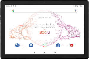 Baatu Enable Tablet, (India's 1st Parental Control Tablet), 4 GB RAM 64 GB ROM 10.1 inch with Wi-Fi+4G Tablet (Tablet for Kids, App Blocker, Content Monitor, Location Tracking, Web Blocker)