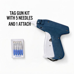 DELIVERYPAX Tag Gun Machine with 5 Needle for Clothes, Handheld Stitch Sewing Tagging Gun Taging Gun