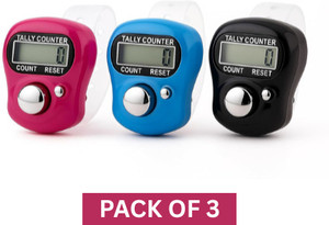Ashmakam 3 Pcs Mini Digital Hand Counter – Finger Ring for Jap & Sports ...