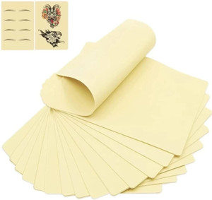 Forver tattoo Practice skin- silicon pad (yellow) 4 pic double side use Permanent Tattoo Kit