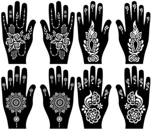 SADIKSHA Mehandi Stencil For Female hands bridal, Mehendi Design Sticker Stencil