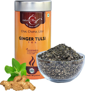 Nature Chai GINGER TULSI TEA - TIN CAN Ginger, Tulsi Tea Tin