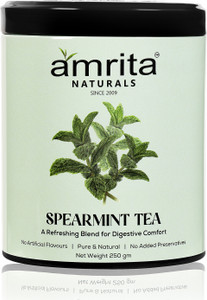 Amrita Naturals Spearmint Herbal Tea Herbal Tea Box