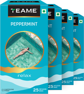 TE-A-ME Peppermint Tea - 100 Tea Bags | Herbal Tea | 100% Caffeine Free ...