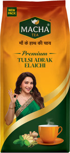 MACHA TEA Macha Premium Tulsi Adrak Elaichi Tea Pouch