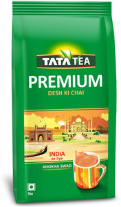 Tata Tea Premium Desh Ki Chai, Unique Blend Crafted Loose Leaf Herbal Tea Pouch