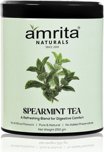 Amrita Naturals Spearmint Herbal Tea Herbal Tea Tin