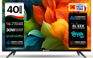KODAK 9XPRO 100 cm (40 inch) Full HD LED Smart Android TV with Android 11 and Dolby Digital Plus