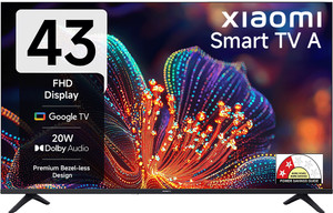 XIAOMI A Series 108 cm (43 inch) Full HD LED Smart Google TV with 200+ Free Channels | HDR 10 | Dolby Audio | Premium Metal Bezel-less Design | DTS X | DTS Virtual: X | Mi TV