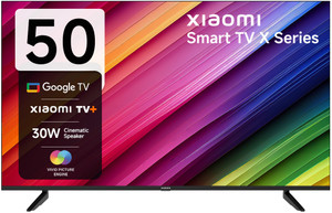 XIAOMI by Mi X Series 125 cm (50 inch) Ultra HD (4K) LED Smart Google TV with 4K Dolby Vision | HDR 10 | Dolby Audio |,DTS X | DTS Virtual: X | Vivid Picture Engine