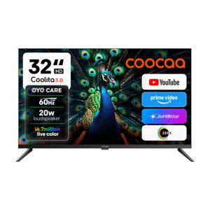 Coocaa S4U Pro 80 cm (32 inch) HD Ready LED Smart Coolita TV 2026 Edition with 20W Speakers Eye Care Narrow Bezel Design 300+ Live Channels