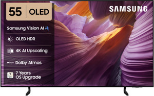 Samsung 138 cm (55 inch) OLED Ultra HD (4K) Smart Tizen TV