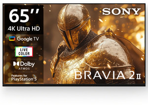 SONY BRAVIA 2 II 163.9 cm (65 inch) Ultra HD (4K) LED Smart Google TV 2025 Edition