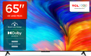 TCL P635 164 cm (65 inch) Ultra HD (4K) LED Smart Google TV with Dolby Audio & HDR10