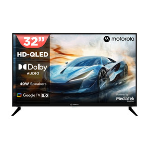 MOTOROLA 80 cm (32 inch) QLED HD Ready Smart Google TV 2026 Edition