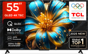 TCL T6C 55 inch 4K Ultra HD QLED Google TV (55T6C) — TVs