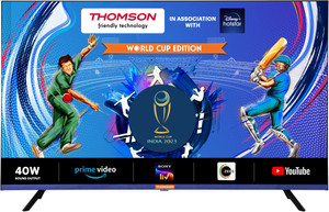 Thomson World Cup 108 cm (43 inch) Full HD LED Smart Linux TV with 40 W Sound Output & Bezel-Less Design