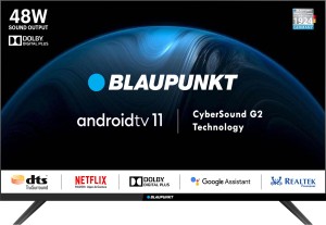 Blaupunkt CyberSound G2 Series 100 cm (40 inch) Full HD LED Smart Android TV 2023 Edition with Dolby Digital Plus & 48 W Sound Output