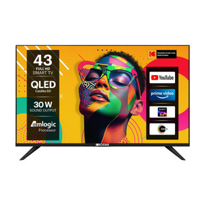 KODAK Special Edition 108 cm (43 inch) Full HD LED Smart Linux TV with 30W Sound Output & Bezel-Less Design