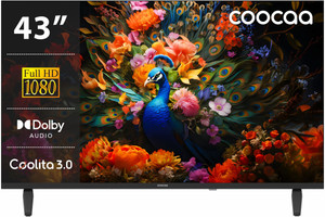 Coocaa S4U Plus 108 cm (43 inch) Full HD LED Smart Coolita TV 2025 Edition
