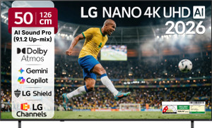 LG AI 50" 4K Smart WebOS TV @35,470