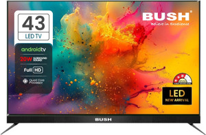 Bush 108 cm (43 inch) Full HD LED Smart Android Based TV with Remote ...