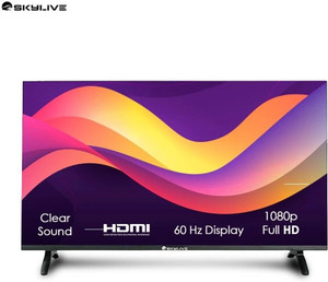 skylive 101.6 cm (40 inch) Full HD LED Smart Android Based TV with Skylive 101.6 cm (40 inches) Bezel-Less Full HD Smart Android LED TV (SL40PRO) SL5000 (2024 Model)