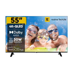realme TechLife 139 cm (55 inch) QLED Ultra HD (4K) Smart WebOS TV